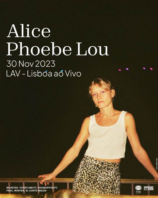 Cartaz: Alice Phoebe Lou em Portugal