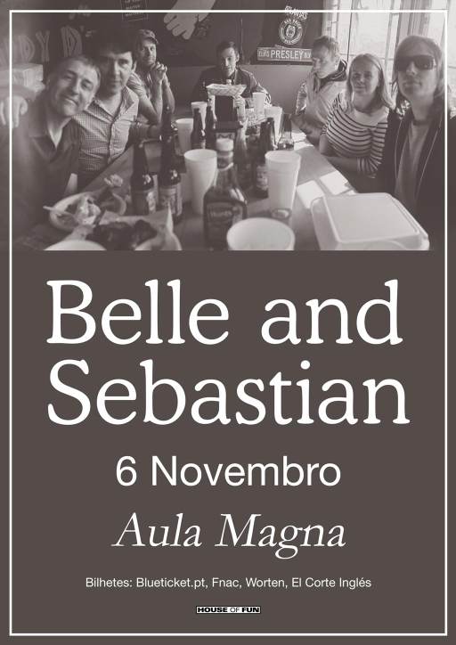 Cartaz: Belle and Sebastian de regresso a Portugal