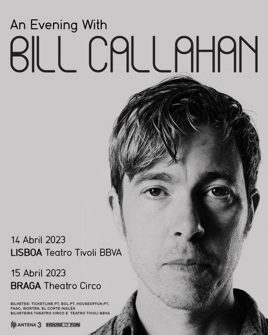 Cartaz: Bill Callahan em Portugal