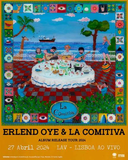 Cartaz: Erlend Øye & La Comitiva