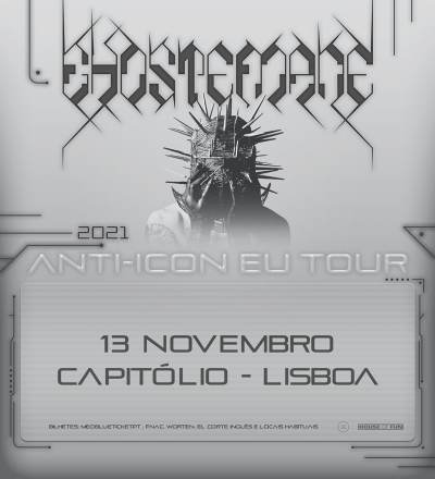 Cartaz: Ghostemane atua em Portugal em novembro de 2021